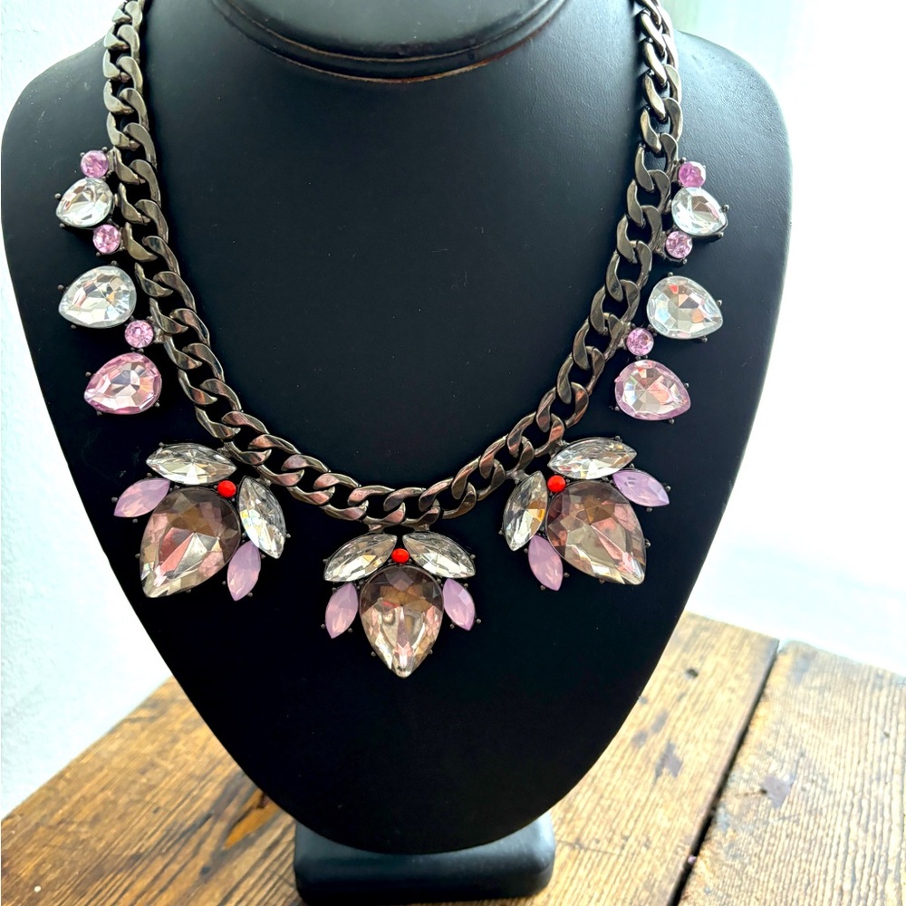 Anthropologie Purple Necklace